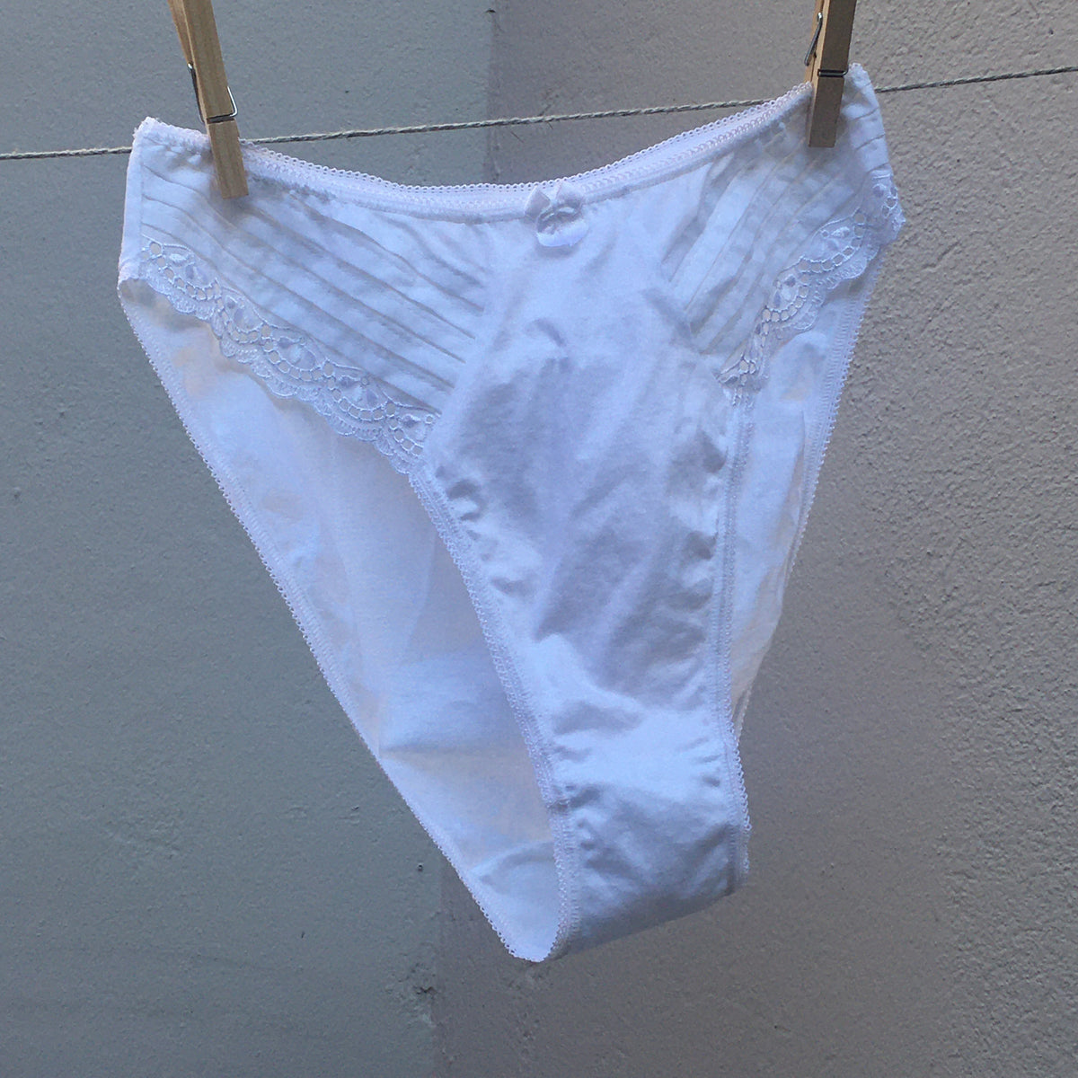 Vintage cotton bra+slip Yohara Vintage