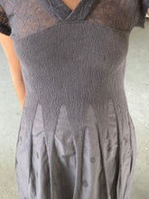 Load image into Gallery viewer, 00's grey cotton dress, size S/M