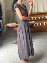 Load image into Gallery viewer, 00's grey cotton dress, size S/M