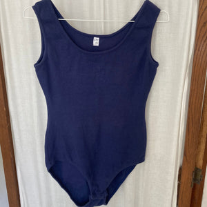 Vintage cotton navy blue body, size S/M