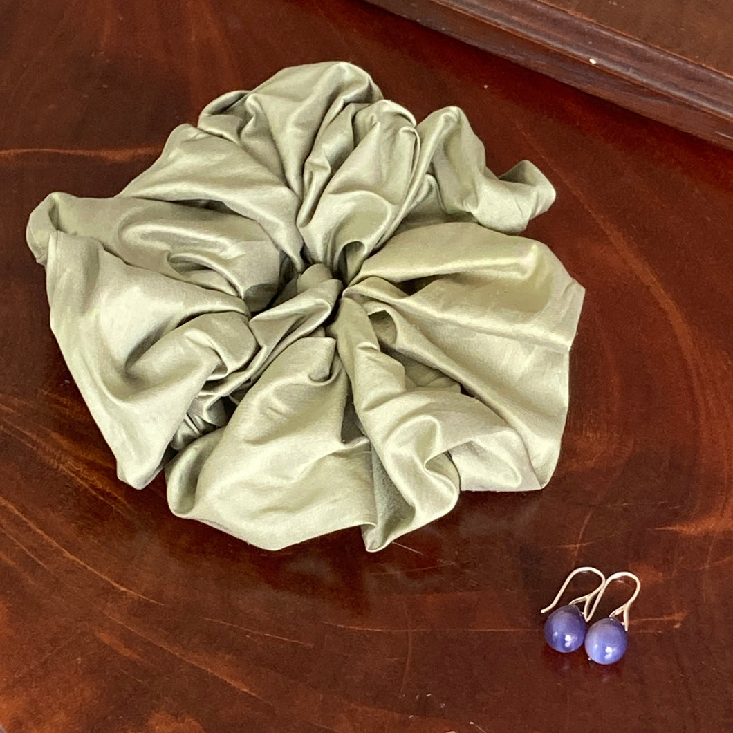 Silk scrunchie handmade by YV