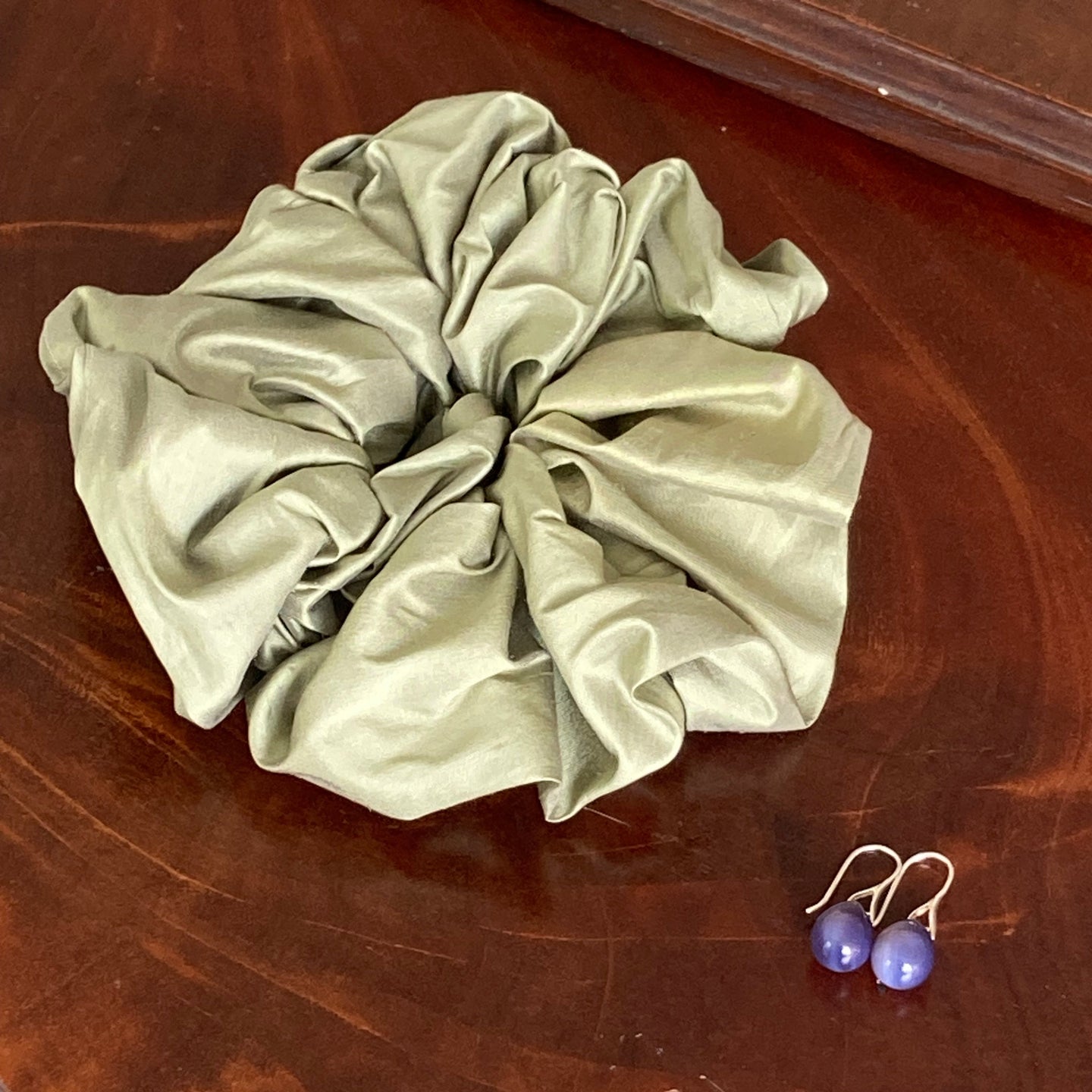 Silk scrunchie handmade by YV