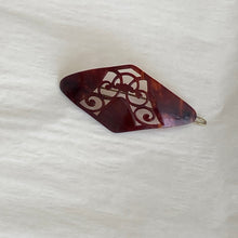 Load image into Gallery viewer, Vintage celluloid hair clip