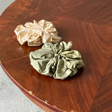 Load image into Gallery viewer, Silk scrunchie handmade by YV