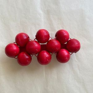 Talina Mori hairclip in red