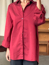 Load image into Gallery viewer, Vintage red cotton men shirt, XL