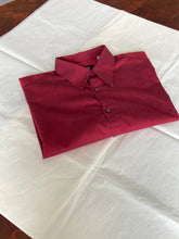 Load image into Gallery viewer, Vintage red cotton men shirt, XL