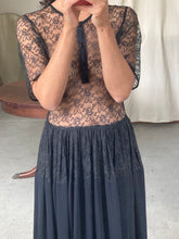 Load image into Gallery viewer, Vintage lace dress, size S