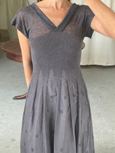 Load image into Gallery viewer, 00's grey cotton dress, size S/M