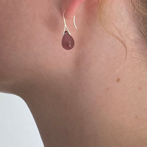 Sisi Joia Gota mini earrings, purple
