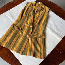 Load image into Gallery viewer, Vintage striped waistcoat, size S/M