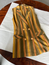 Load image into Gallery viewer, Vintage striped waistcoat, size S/M