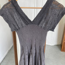 Load image into Gallery viewer, 00's grey cotton dress, size S/M