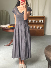 Load image into Gallery viewer, 00's grey cotton dress, size S/M
