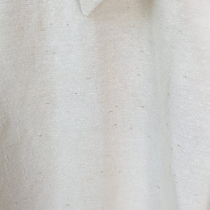 Vintage creme silk shirt, size S/M