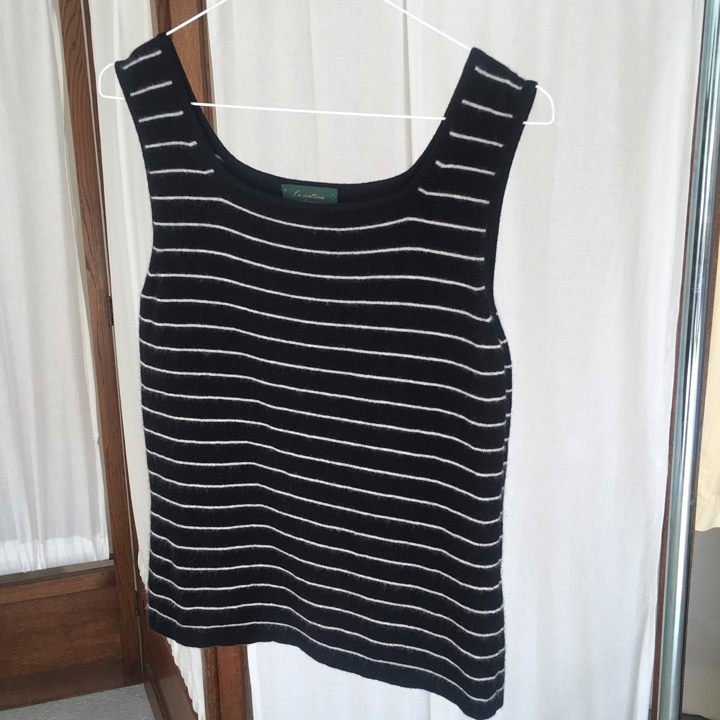Vintage striped cashmere top, size S/M