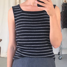 Load image into Gallery viewer, Vintage striped cashmere top, size S/M