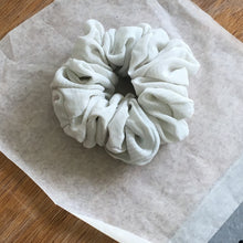 Load image into Gallery viewer, Scrunchie made from vintage silk, handmade by YV, size S