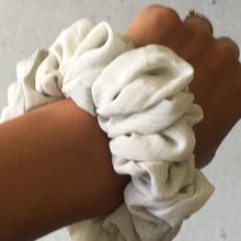 Load image into Gallery viewer, Scrunchie made from vintage silk, handmade by YV, size S