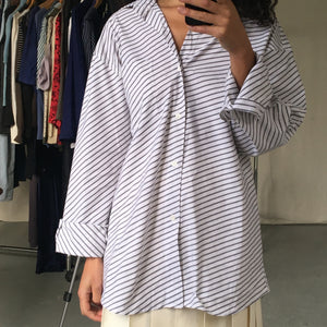 Vintage cotton striped shirt