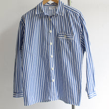 Load image into Gallery viewer, Vintage striped cotton shirt, size M/L