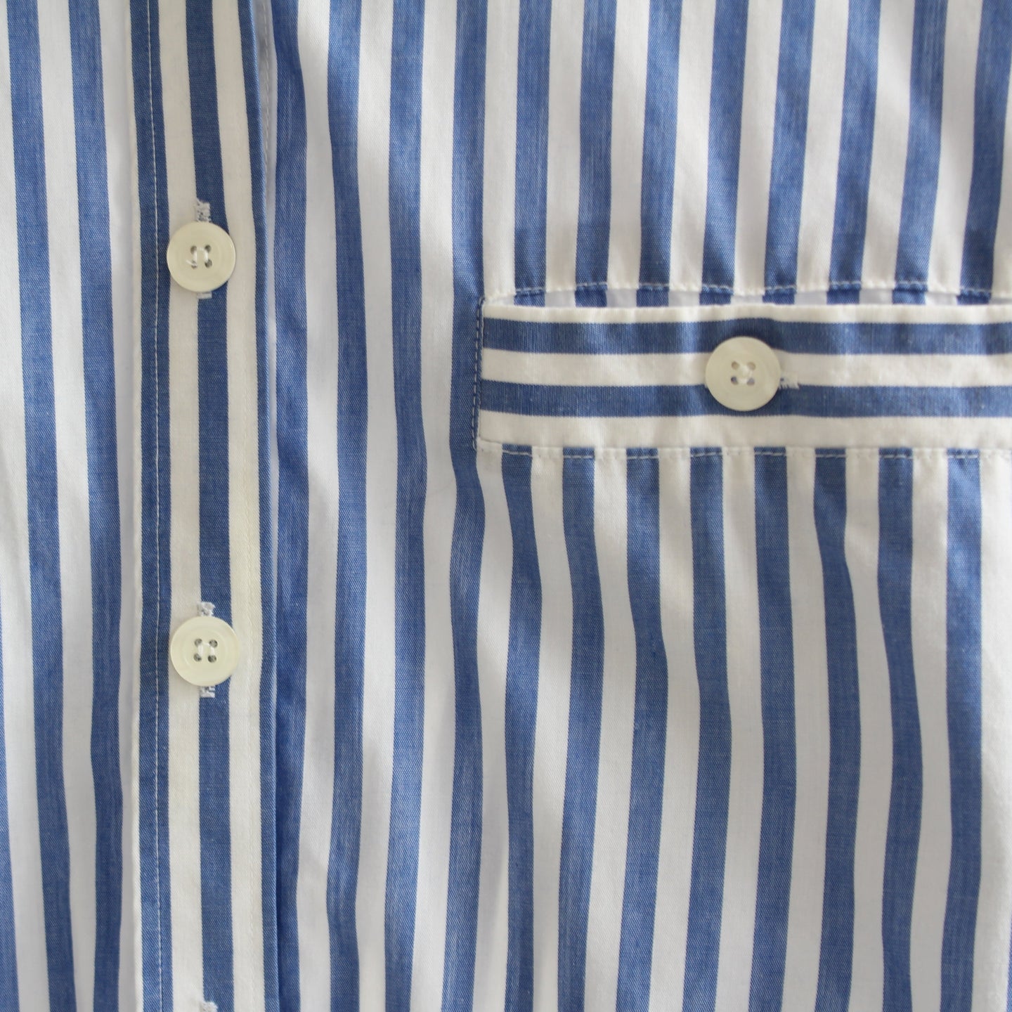Vintage striped cotton shirt, size M/L