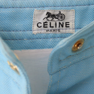 Vintage turquoise Céline skirt, size S/M