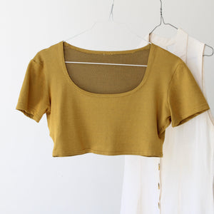Cropped t-shirt, size S
