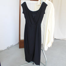 Load image into Gallery viewer, Vintage black coctail dress, size XS