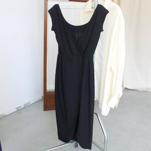 Vintage black coctail dress, size XS