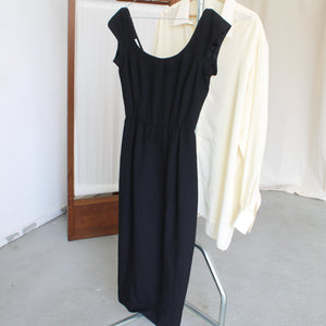 Vintage black coctail dress, size XS