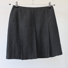 Load image into Gallery viewer, Vintage grey mini skirt, size S