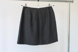 Vintage grey mini skirt, size S