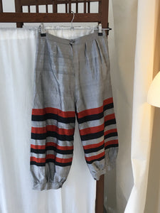 Vintage silk capri pants, size XS