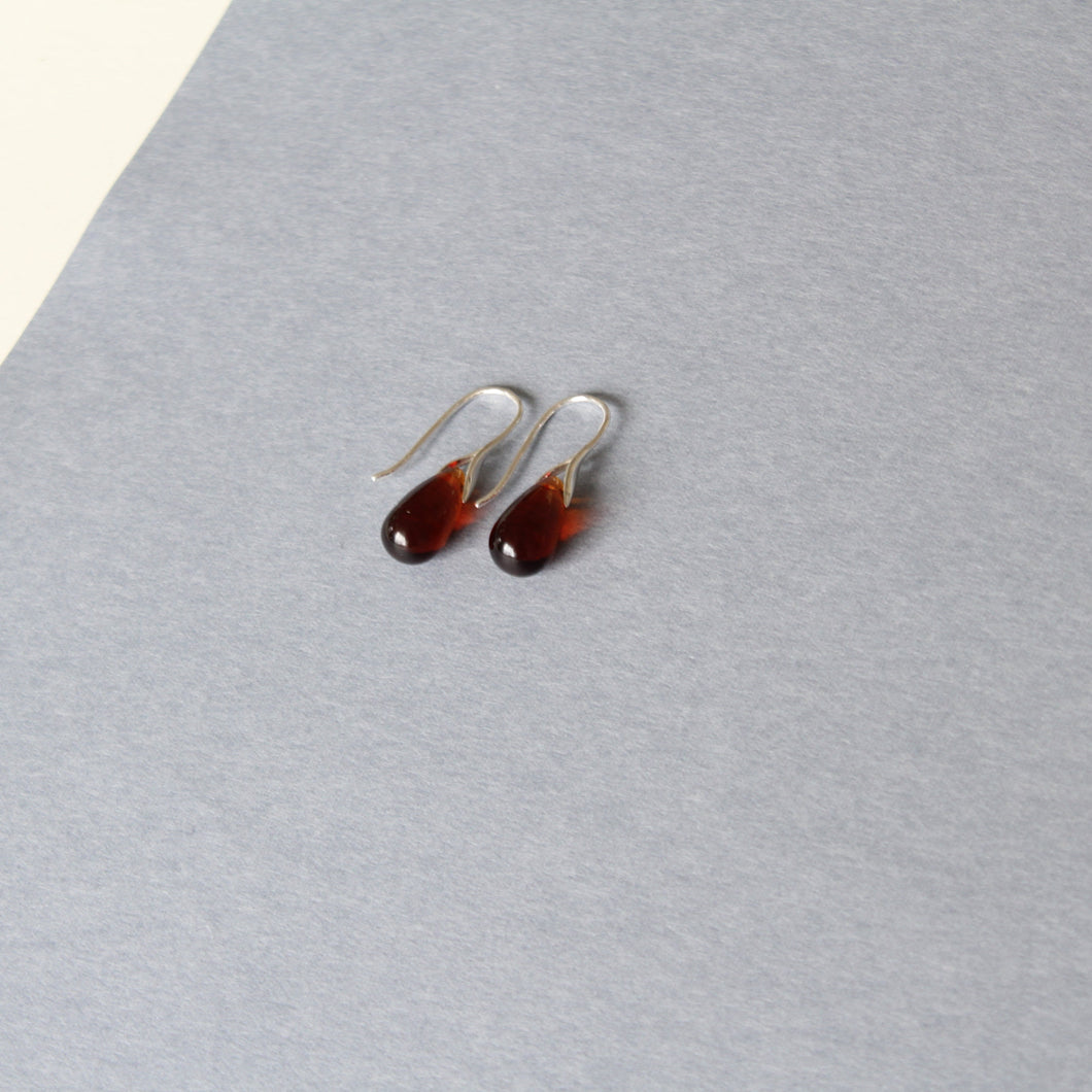 Sisi Joia Brote earrings, dark amber