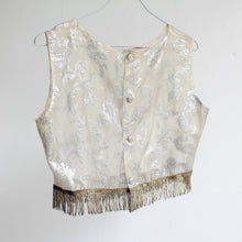 Load image into Gallery viewer, On hold - 60&#39;s sheer fringe top, size S