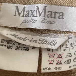 Max Mara linen pants, size M
