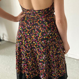 Floral mini dress, size S