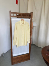 Load image into Gallery viewer, Vintage soft yellow cotton shirt