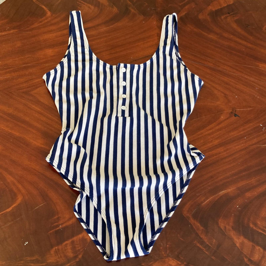 Vintage striped bathing suit, size S