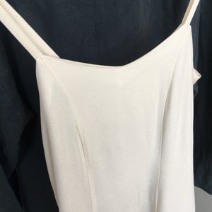 Vintage offwhite mini dress, size XS