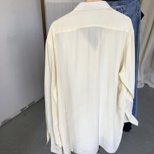 Vintage silk blouse, size XL