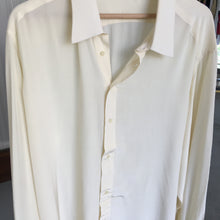 Load image into Gallery viewer, Vintage silk blouse, size XL