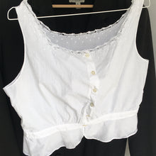 Load image into Gallery viewer, Antique cotton top, size S/M