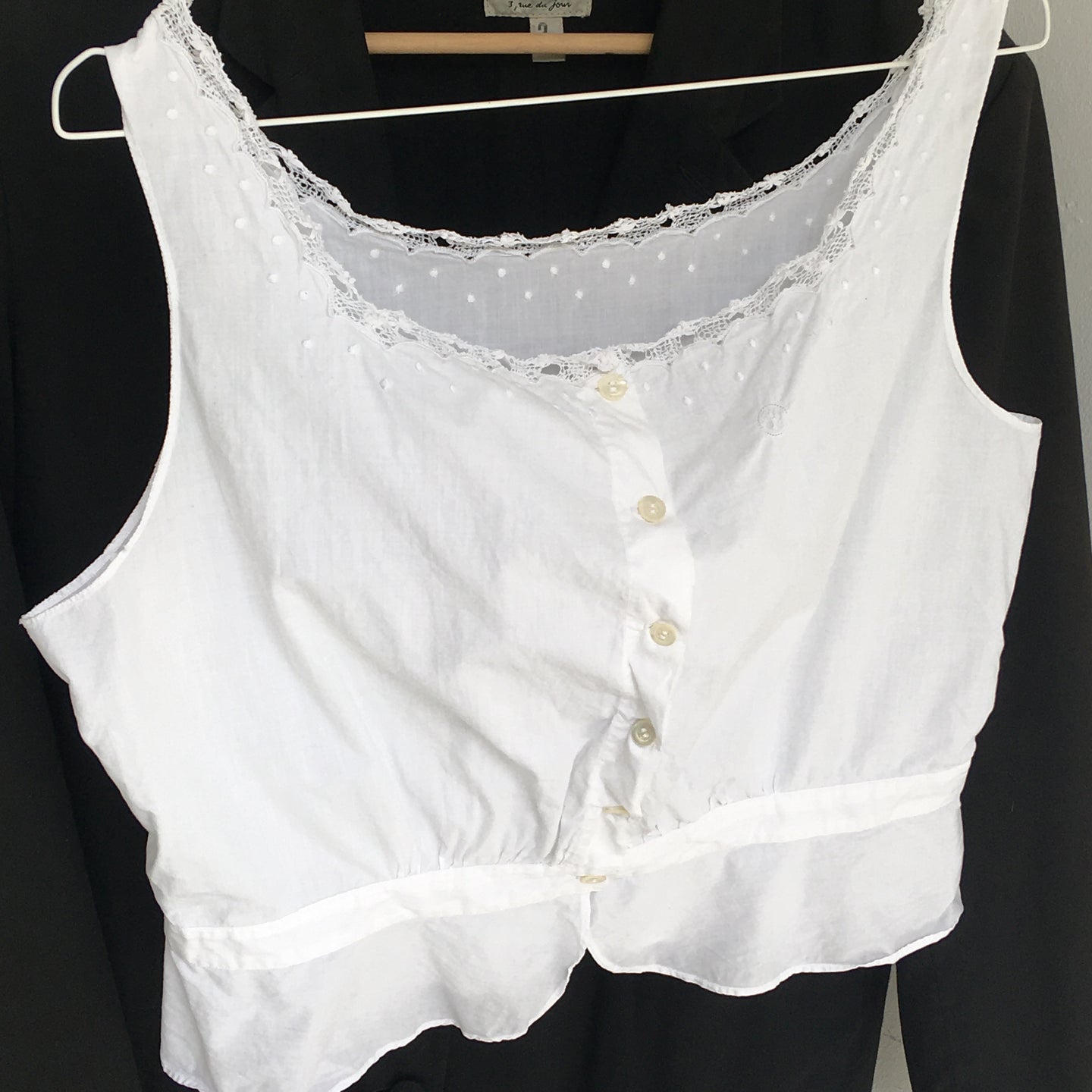 Antique cotton top, size S/M