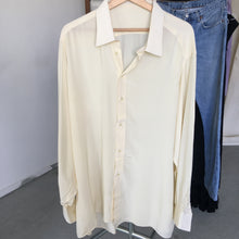 Load image into Gallery viewer, Vintage silk blouse, size XL