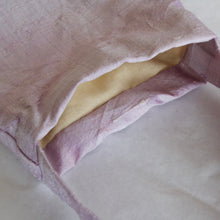 Load image into Gallery viewer, Bronwen Jones X YV silk lilac pouch bag