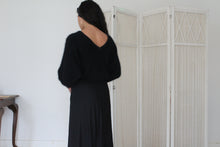 Load image into Gallery viewer, Vintage black angora ultrasoft sweater, size S