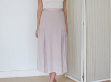 Load image into Gallery viewer, Vintage dusty pink midi skirt, size XS
