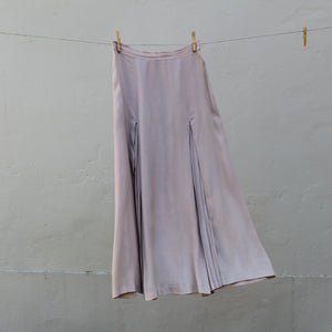 Vintage dusty pink midi skirt, size XS